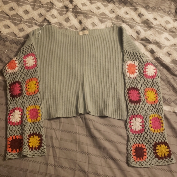 Altar'd State crochet sweater - Picture 2 of 8